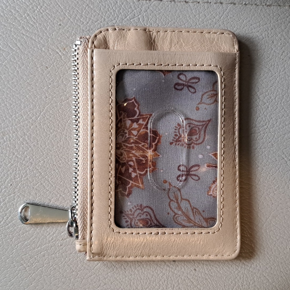Hobo Beige Card Holder